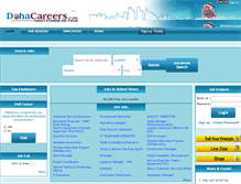 Tablet Screenshot of dohacareers.com